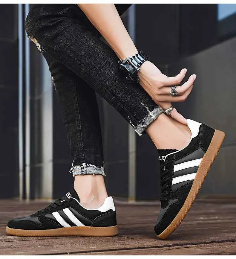 Men's High-Top Casual Sneakers Thick Sole Soft Bottom Shoes