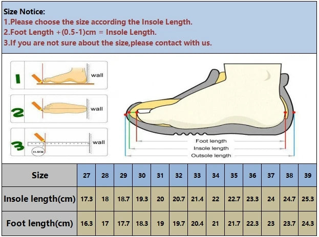 Kids Winter Sneakers - Warm Plush Lined Sports Shoes