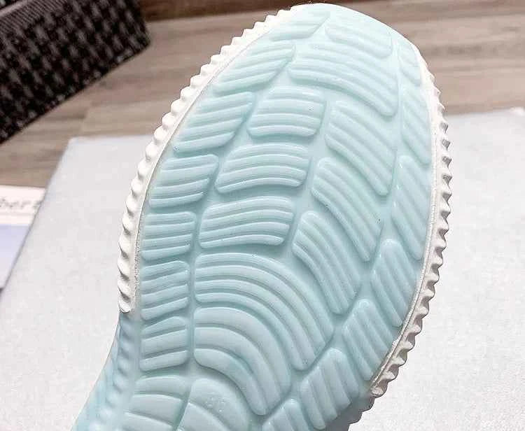 Okkdey Women's Casual Sneakers Comfortable Stretch Fabric Tennis Shoes