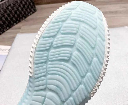 Okkdey Women's Casual Sneakers Comfortable Stretch Fabric Tennis Shoes