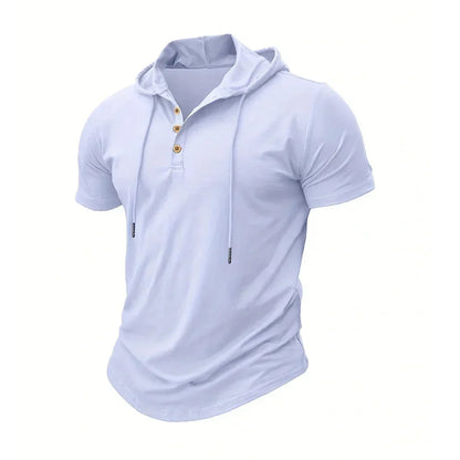 Men's Hooded Fitness T-Shirt - Breathable Athletic Tee - SlayGood