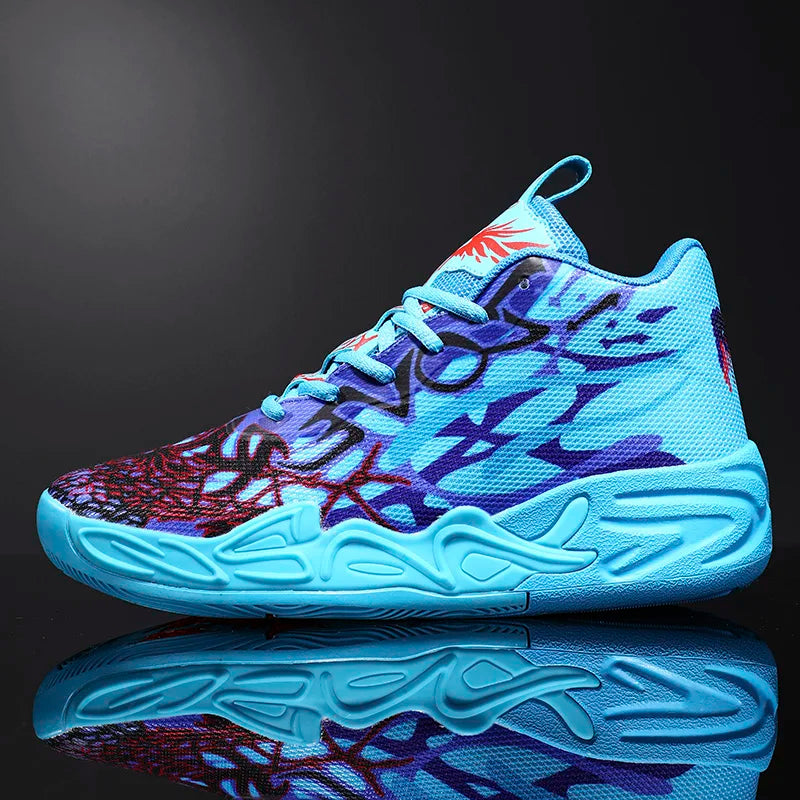 COZOK Men's Basketball Shoes Lightweight Shock Absorbing Court Sneakers