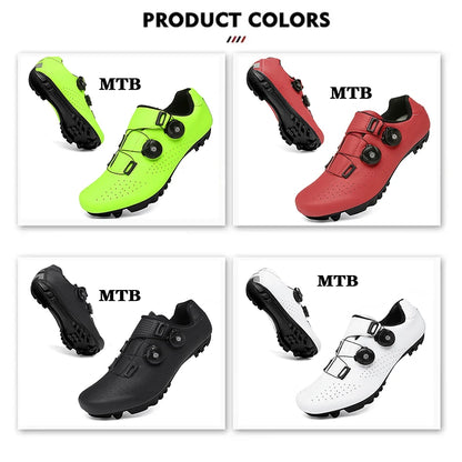 CC Chengta MTB Cycling Shoes Men's Mountain Bike SPD Pedal Sneakers
