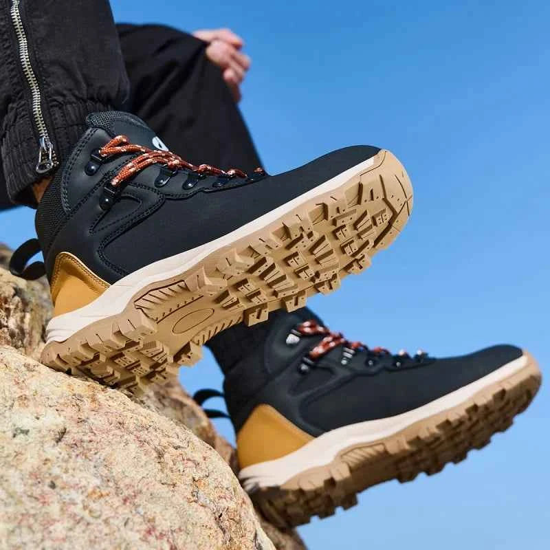 Men's Steel Toe Safety Work Boots - Lightweight Industrial Shoes