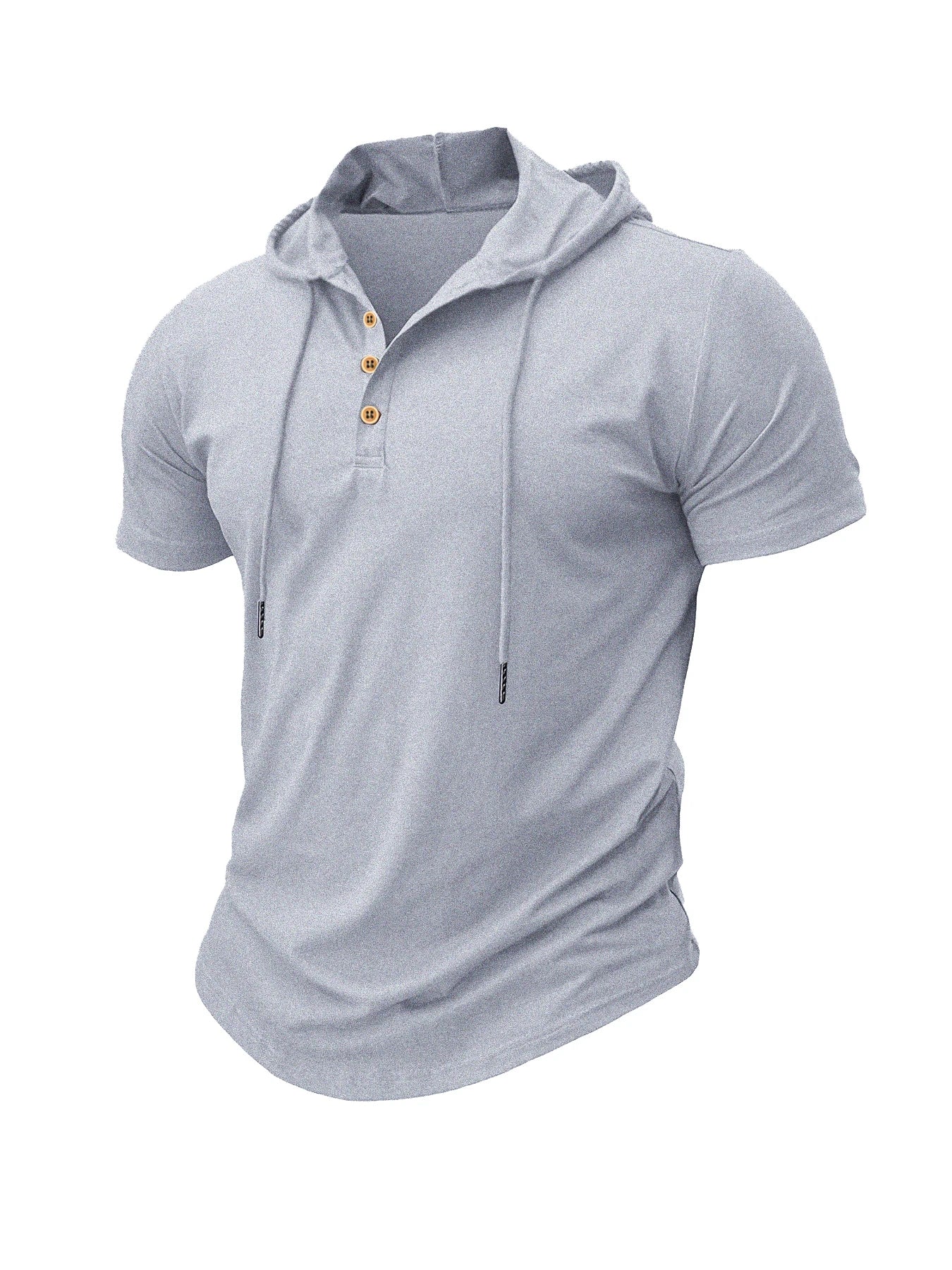 Men's Hooded Fitness T-Shirt - Breathable Athletic Tee - SlayGood