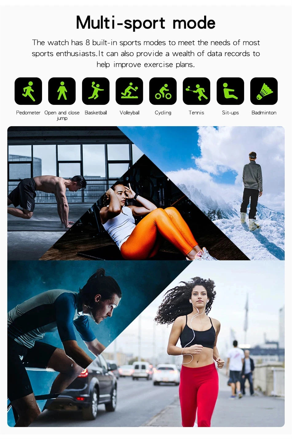 PENGAGAR 1.83" Smart Watch Bluetooth Call Sports Fitness Tracker