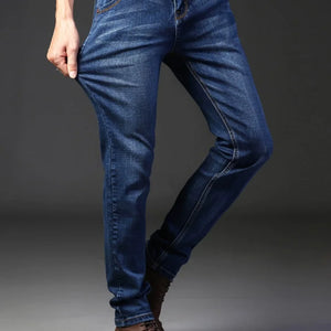 Men's Slim Fit Jeans - Stretch Business Casual Denim - SlayGood