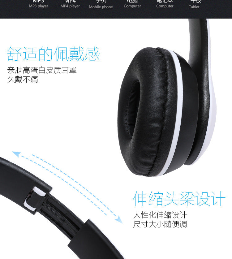 P47 Bluetooth Headphones - Wireless Foldable Headset - SlayGood