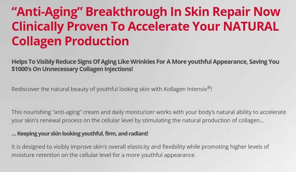 Kollagen Intensiv Anti-Aging Cream