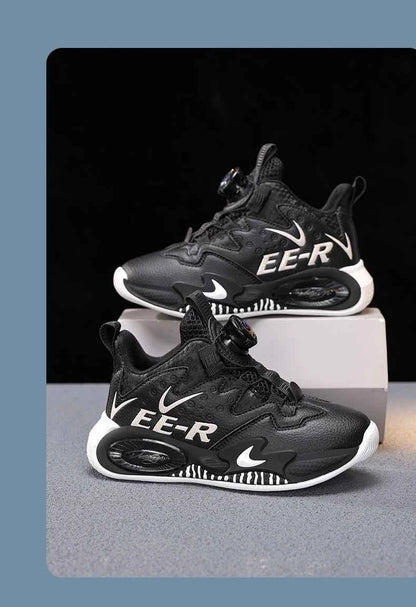 Kids High-Top Basketball Sneakers - Boys Sports Shoes