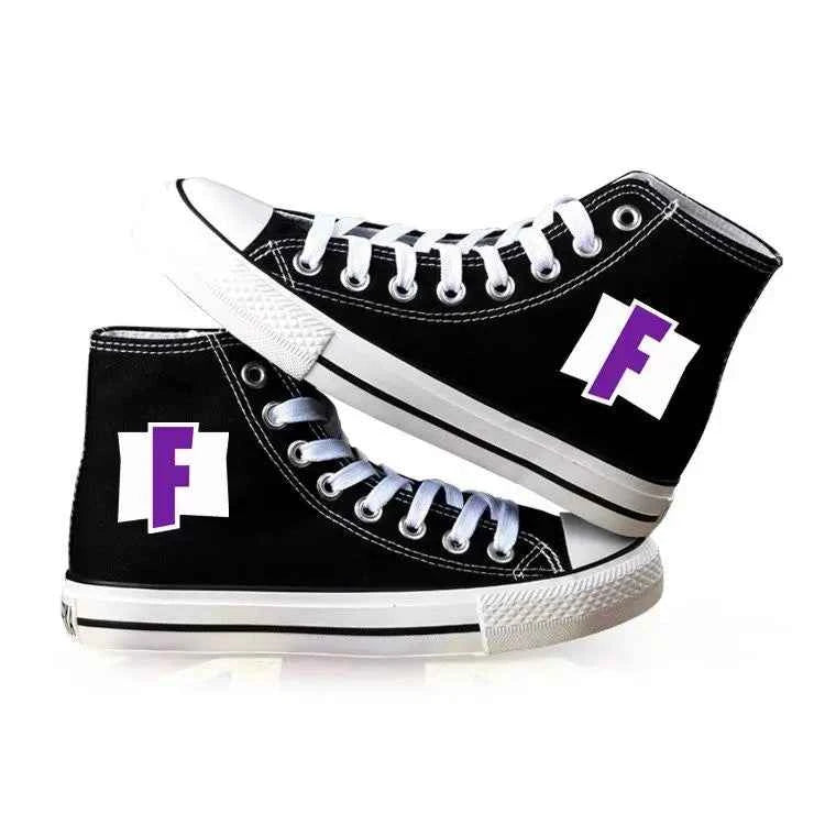 Fortnite High-Top Canvas Sneakers - Gaming Shoes
