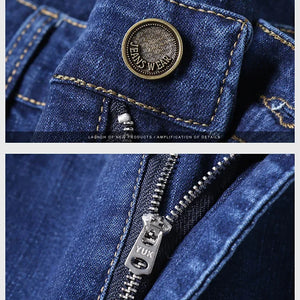 Men's Business Casual Jeans - Classic Slim Fit Denim - SlayGood