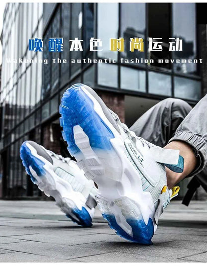 Men's Breathable Casual Sneakers - Lightweight Running Shoes