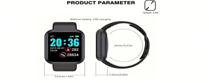 Smart Watch Y68 Fitness Tracker with Heart Rate Monitor - SlayGood