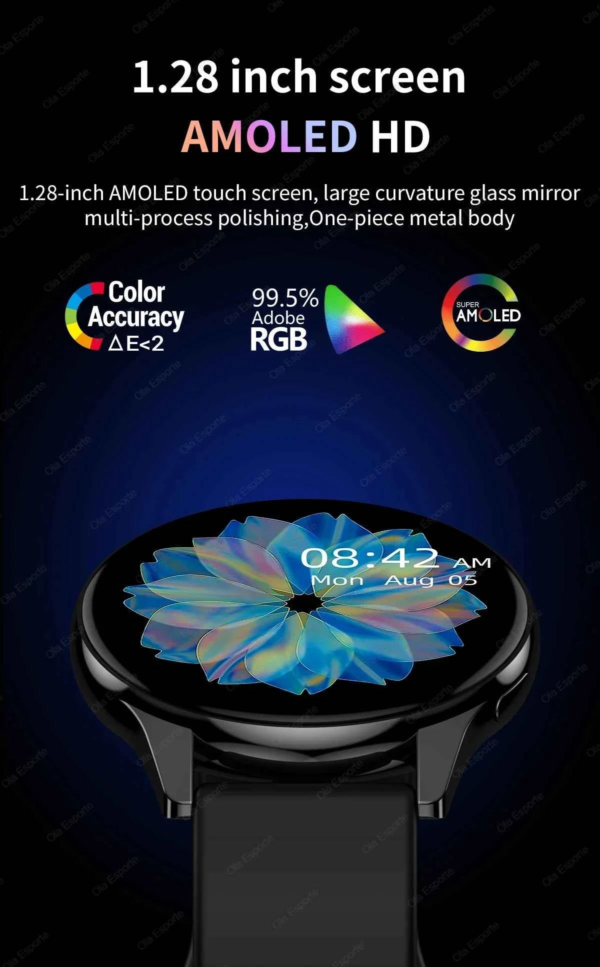 Smart Watch GPS Bluetooth Call Voice Assistant