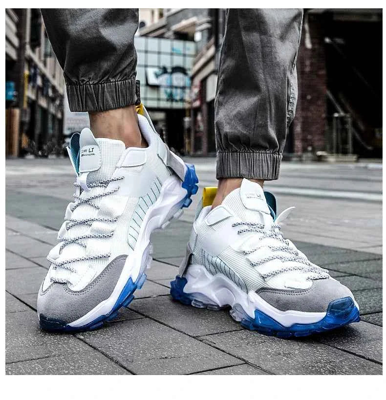 Men's Breathable Casual Sneakers - Lightweight Running Shoes