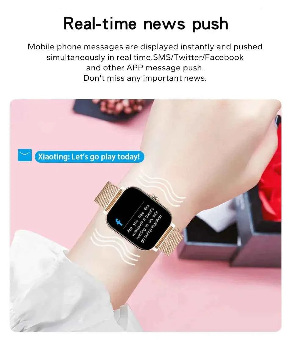 Android Smart Watch 1.44" Bluetooth Call Magnetic Charging