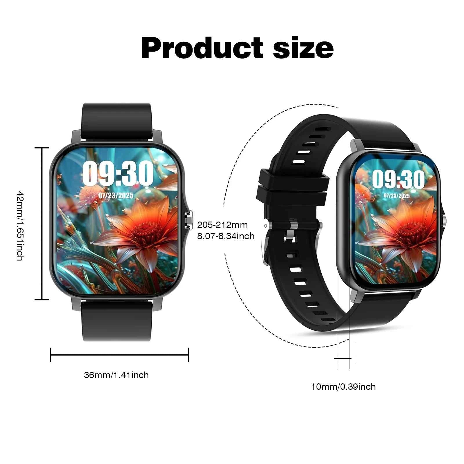 Smart Watch 1.83" Bluetooth Call Fitness