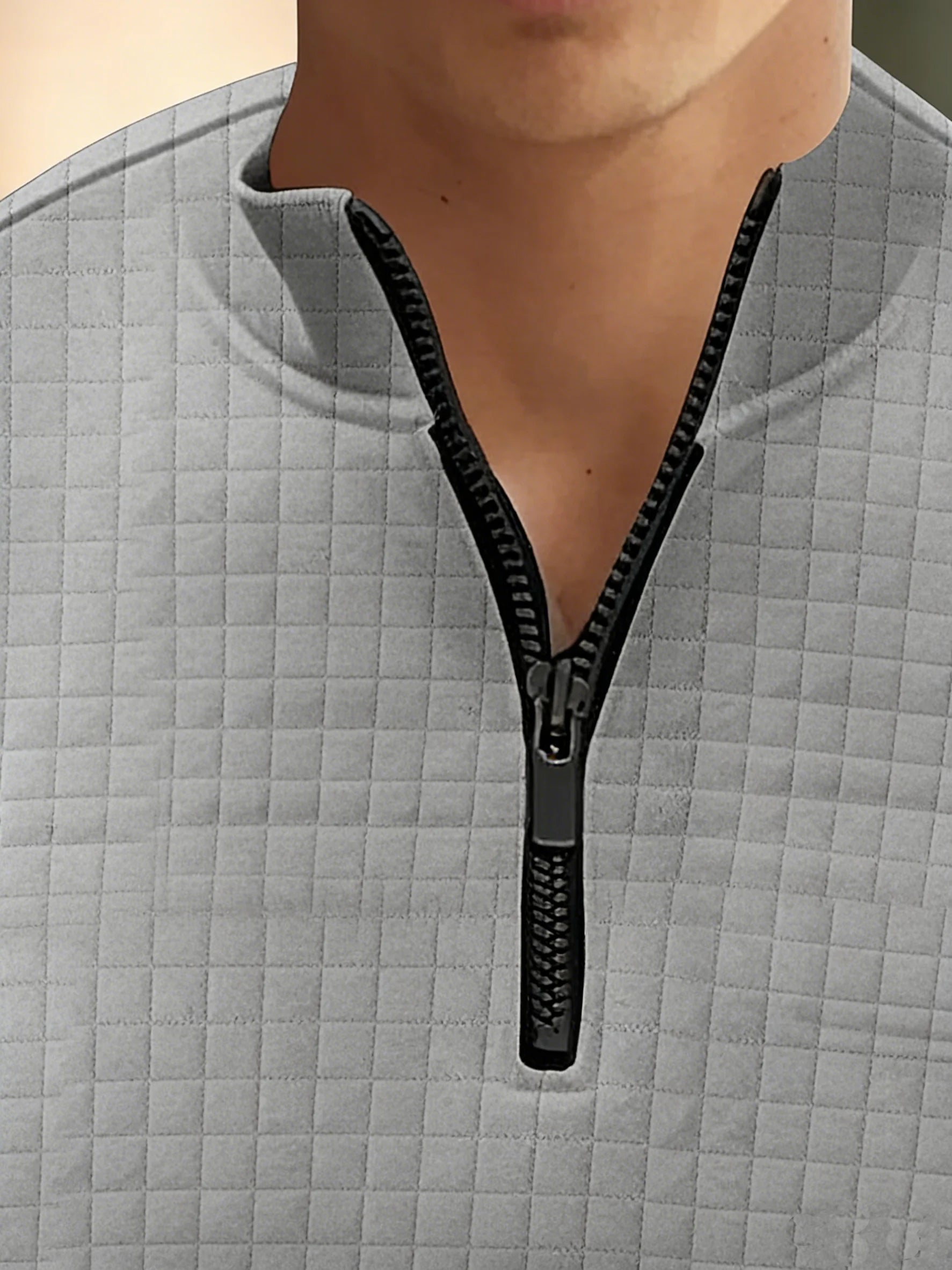 Men's V-Neck Print Shirt - Lightweight Short Sleeve Casual - SlayGood