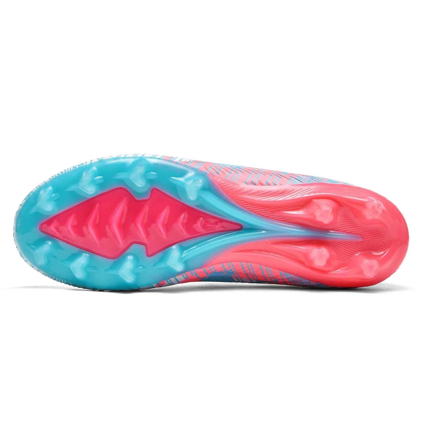 Men's Soccer Shoes TF/FG Football Boots Long Spikes Turf Cleats