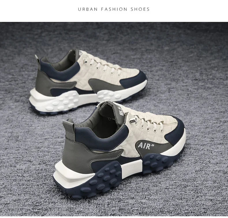 Men's Platform Running Sneakers - Chunky Casual Shoes