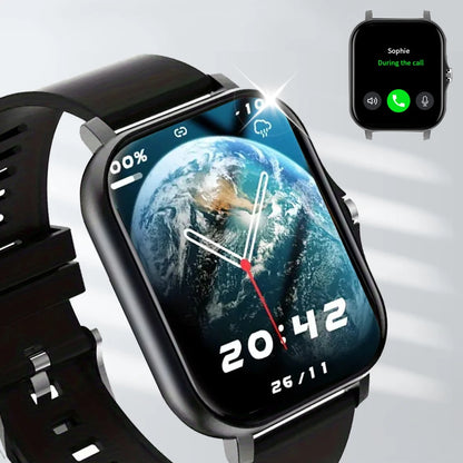 LOMAXFR Smart Watch 1.83" with Bluetooth Calling & Fitness Tracker