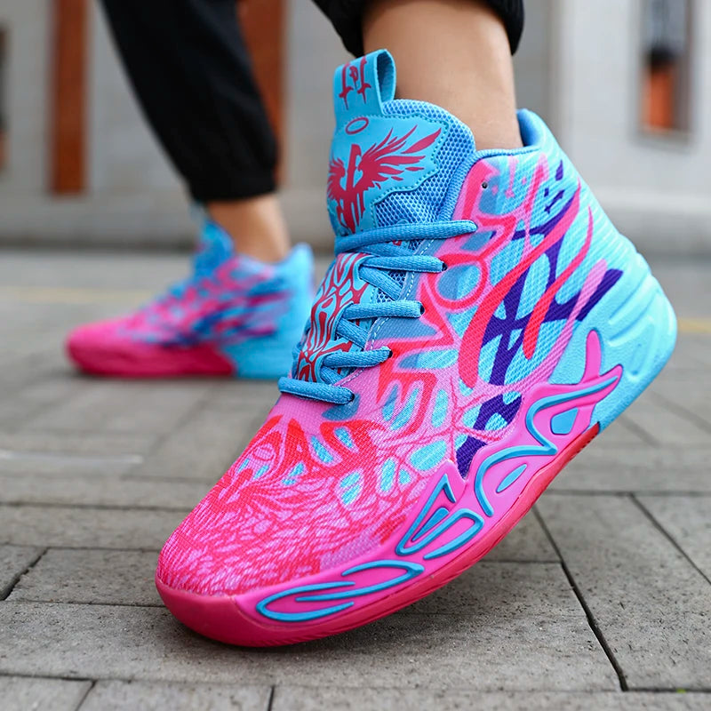 COZOK Men's Basketball Shoes Lightweight Shock Absorbing Court Sneakers