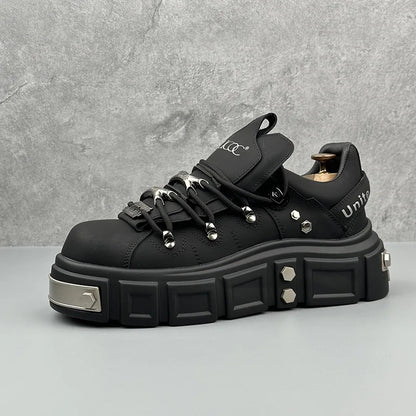 Men's Platform Sneakers - Thick Sole Casual Shoes
