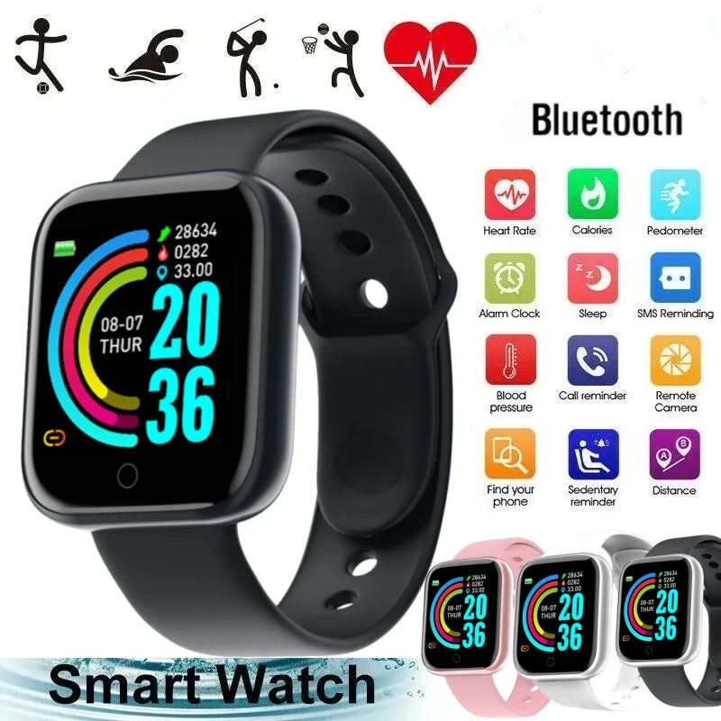 Smart Watch Y68 Fitness Tracker with Heart Rate Monitor - SlayGood