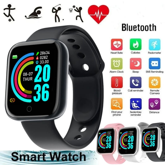 Smart Watch Y68 Fitness Tracker with Heart Rate Monitor - SlayGood
