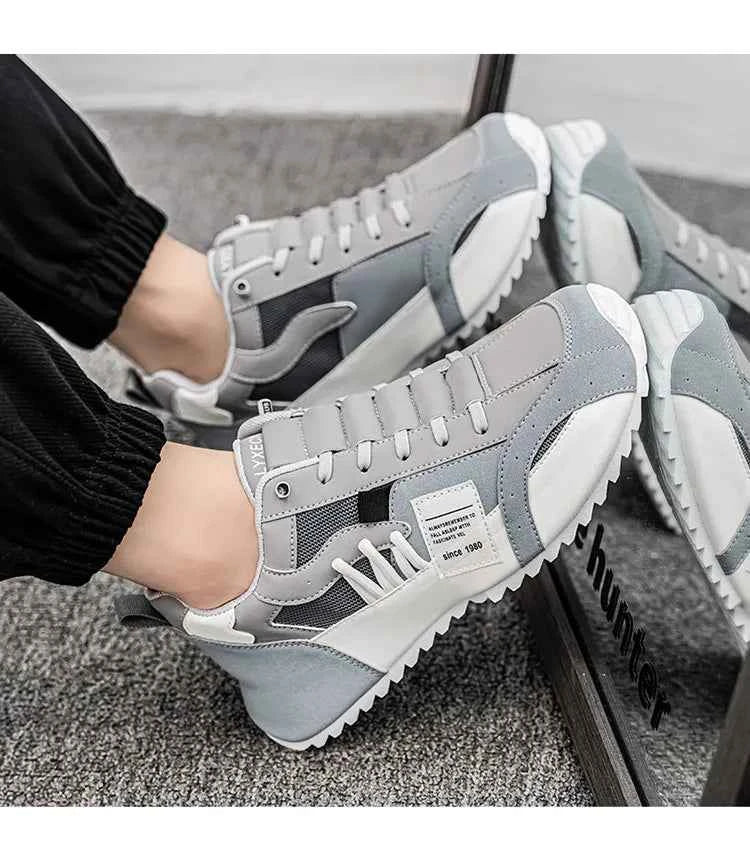Men's Athletic Sneakers - Breathable Running & Basketball Shoes