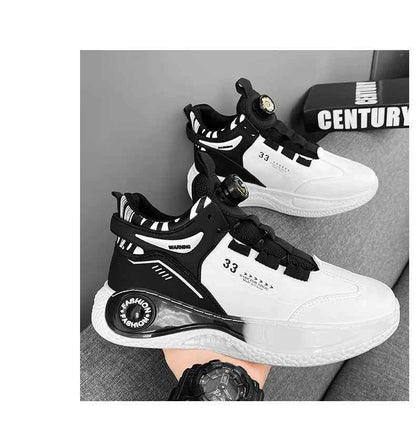 Men's Rotating Buckle Sneakers Non-Slip Outdoor Sports Shoes