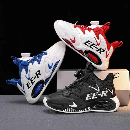Kids High-Top Basketball Sneakers - Boys Sports Shoes