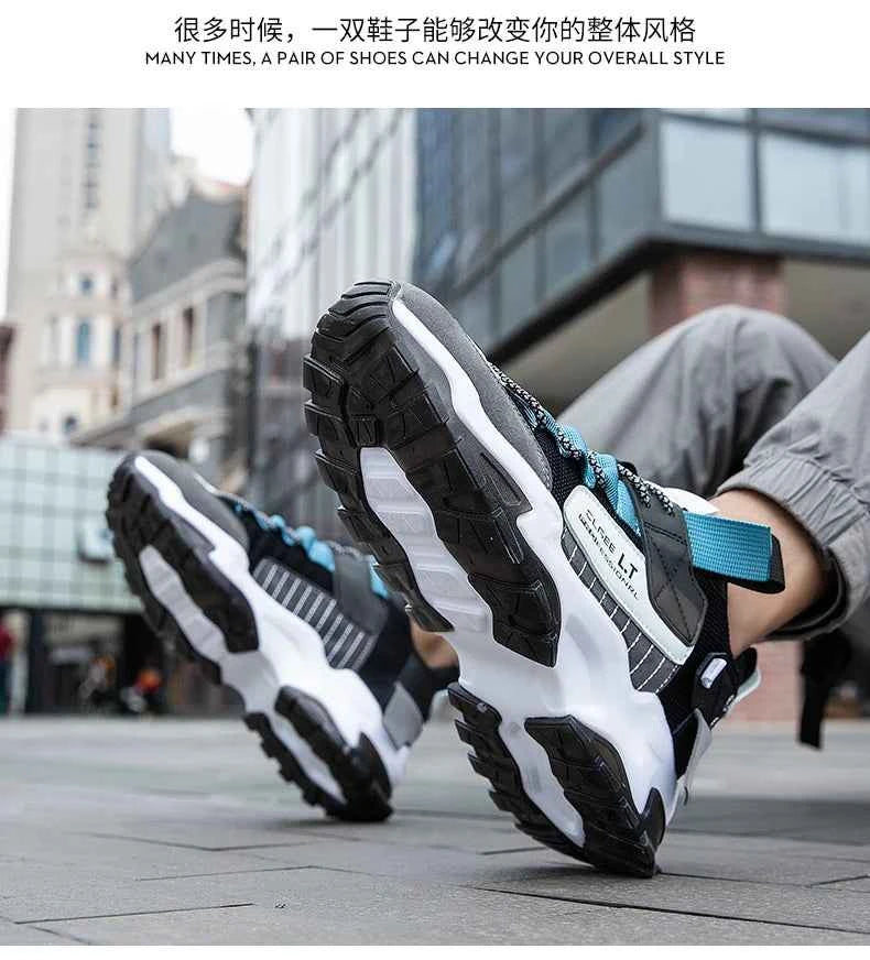 Men's Breathable Casual Sneakers - Lightweight Running Shoes