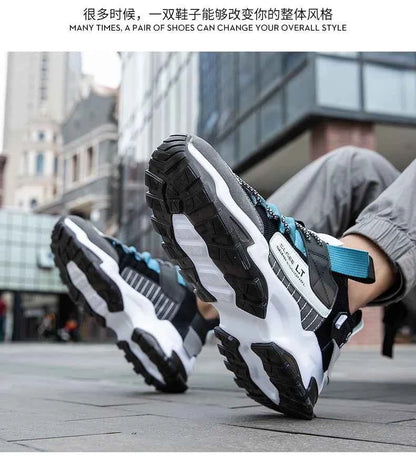 Men's Breathable Casual Sneakers - Lightweight Running Shoes