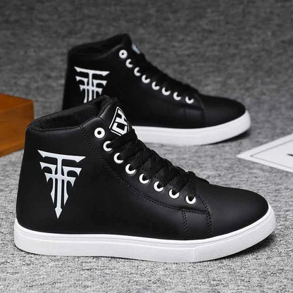 Men's High-Top Sports Sneakers - Casual Skate Shoes