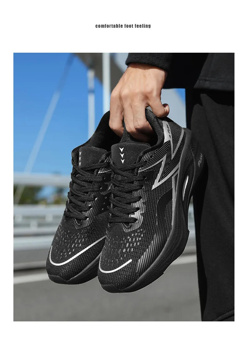 Men's Breathable Running Sneakers - Athletic Sports Shoes