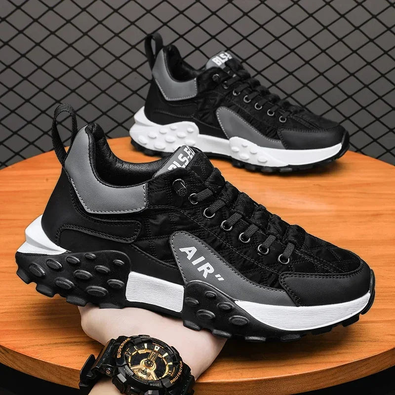 Men's Platform Running Sneakers - Chunky Casual Shoes