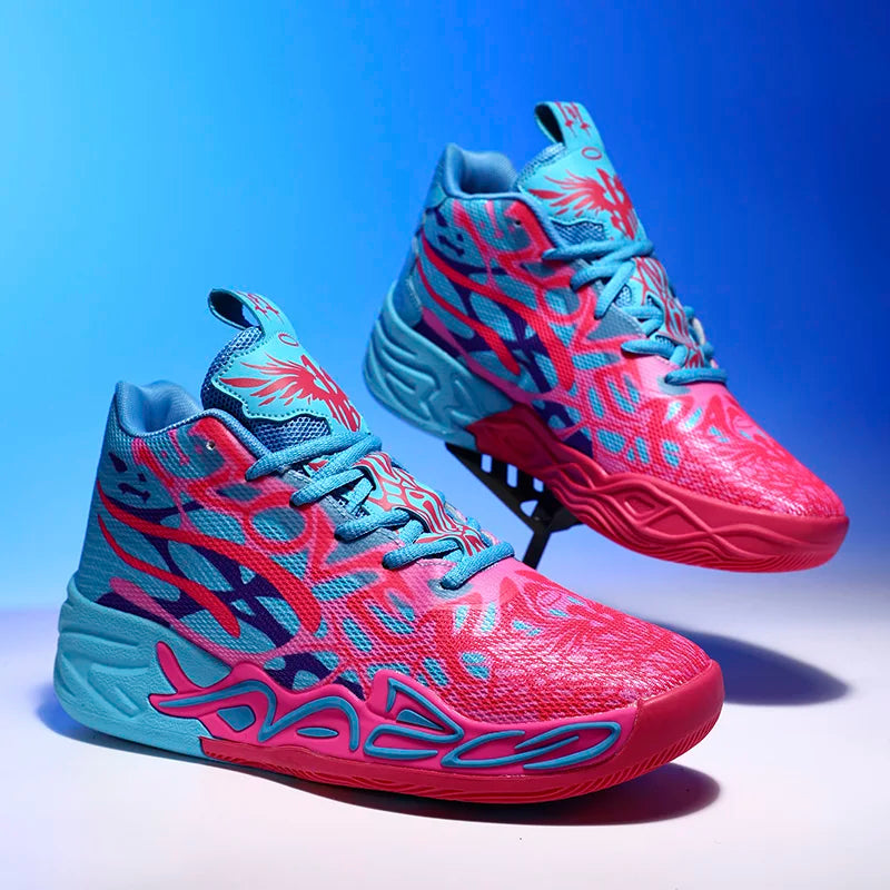 COZOK Men's Basketball Shoes Lightweight Shock Absorbing Court Sneakers