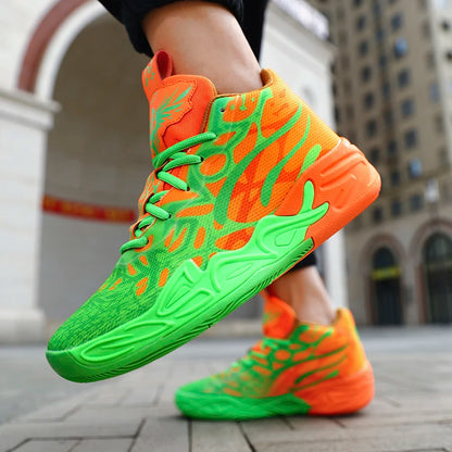 COZOK Men's Basketball Shoes Lightweight Shock Absorbing Court Sneakers