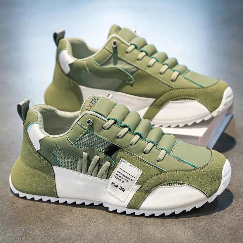 Men's Athletic Sneakers - Breathable Running & Basketball Shoes