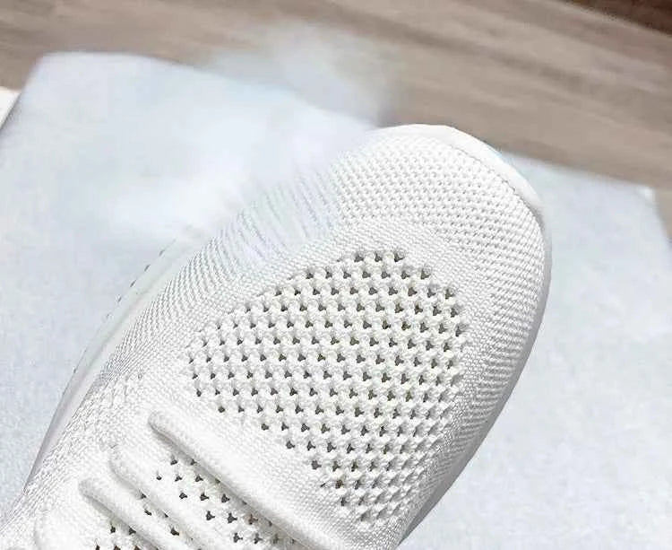 Okkdey Women's Casual Sneakers Comfortable Stretch Fabric Tennis Shoes