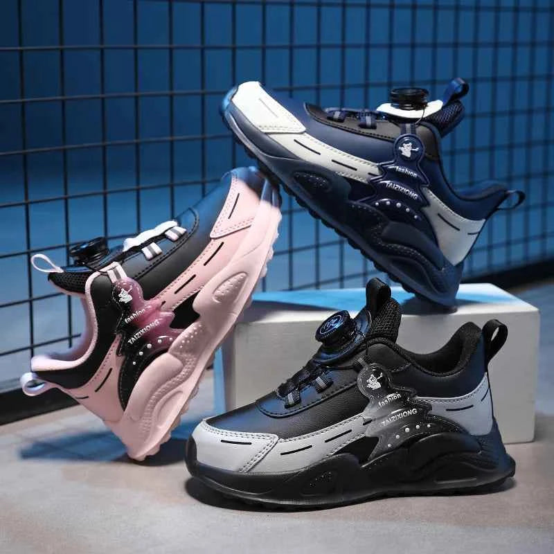 Kids Lightweight Athletic Sneakers - Non-Slip Sports Shoes