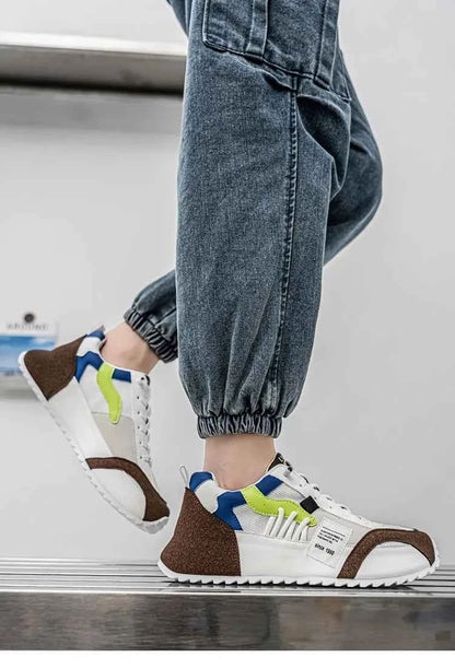 Men's Athletic Sneakers - Breathable Running & Basketball Shoes