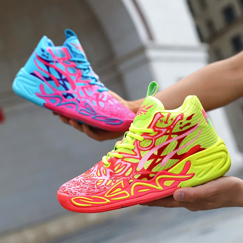 COZOK Men's Basketball Shoes Lightweight Shock Absorbing Court Sneakers