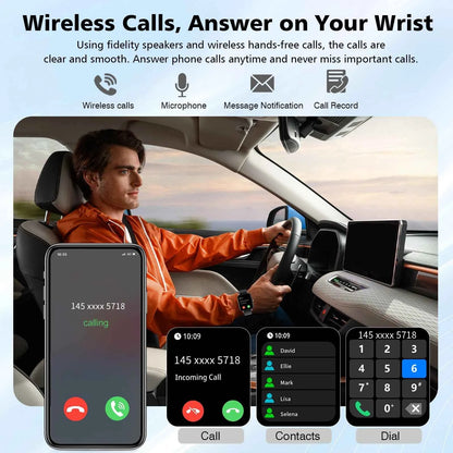 Smart Watch 1.83" Bluetooth Call Fitness