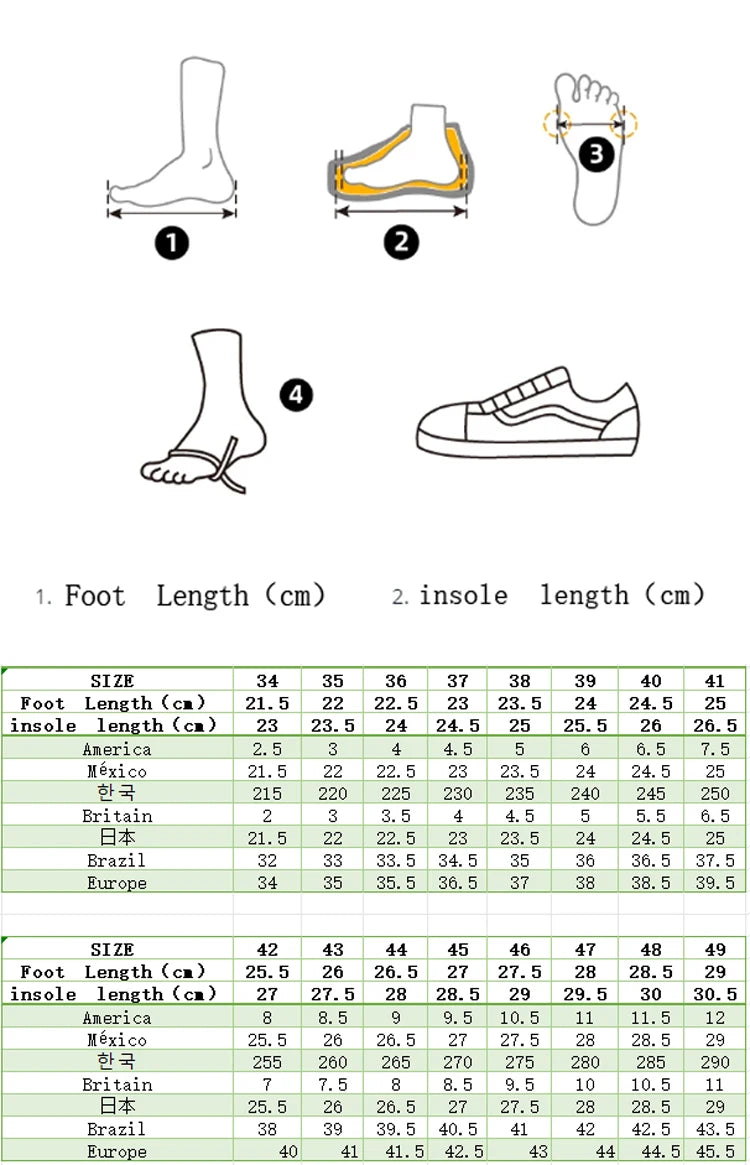 Men's Platform Sneakers - Thick Sole Casual Shoes