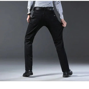 Men's Business Casual Jeans - Stretch Straight Fit - SlayGood