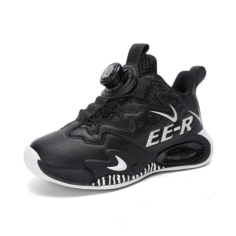 Kids High-Top Basketball Sneakers - Boys Sports Shoes