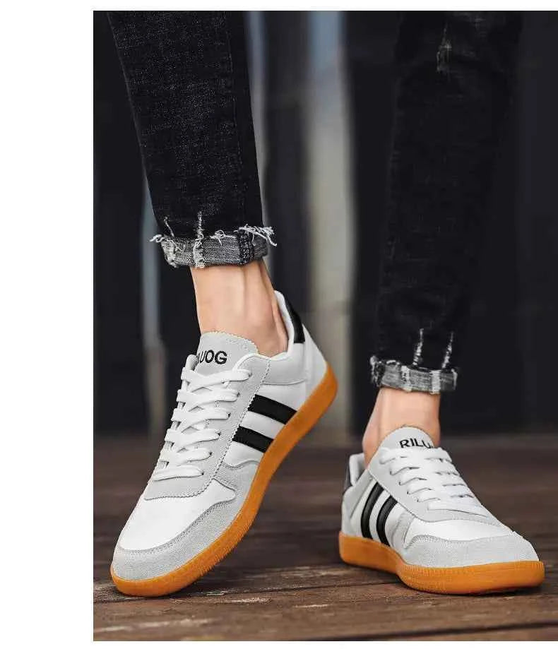 Men's High-Top Casual Sneakers Thick Sole Soft Bottom Shoes